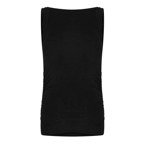 Front - Vero Moda Womens/Ladies Boat Neck Slim Tank Top