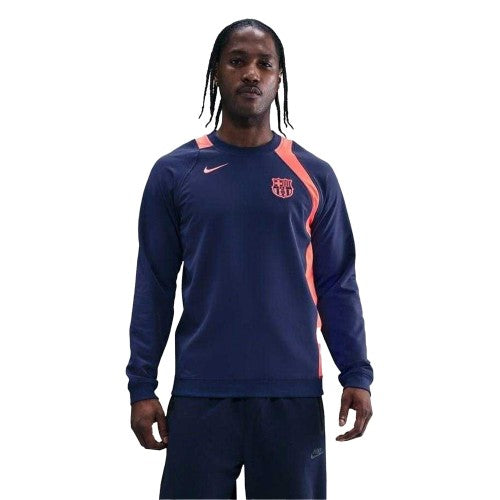 Front - Nike Mens T90 2025/2026 FC Barcelona Sweatshirt