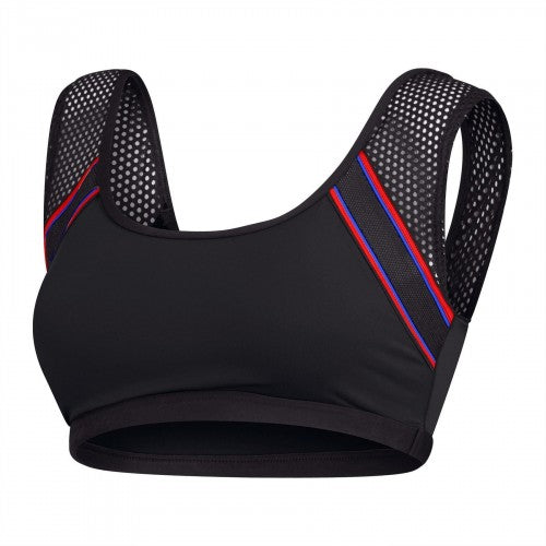 Front - Speedo Womens/Ladies Mesh Bikini Top