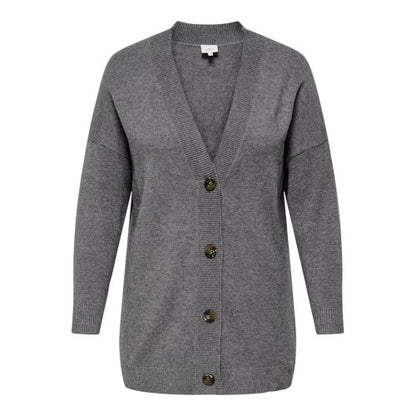 Front - Only Womens/Ladies V Neck Relaxed Fit Cardigan
