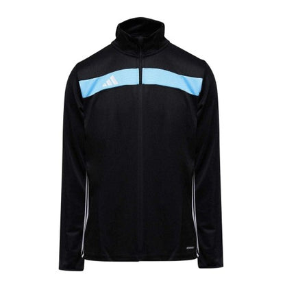 Front - Adidas Mens Tiro 25 Essentials Quarter Zip Slim Training Top