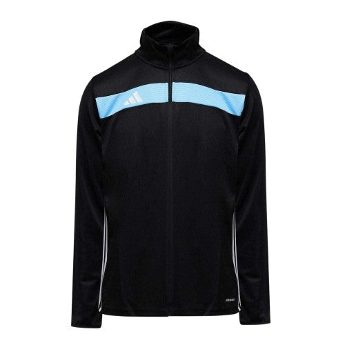 Front - Adidas Mens Tiro 25 Essentials Quarter Zip Slim Training Top