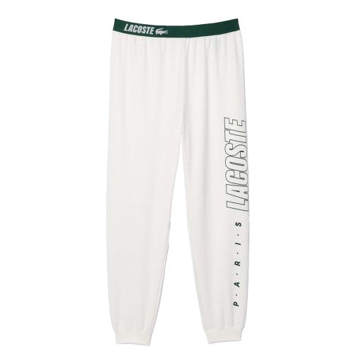 Front - Lacoste Mens Fleece Logo Lounge Pants