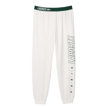 Front - Lacoste Mens Fleece Logo Lounge Pants