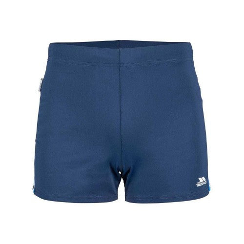 Front - Trespass Mens Logo Tight Swim Shorts