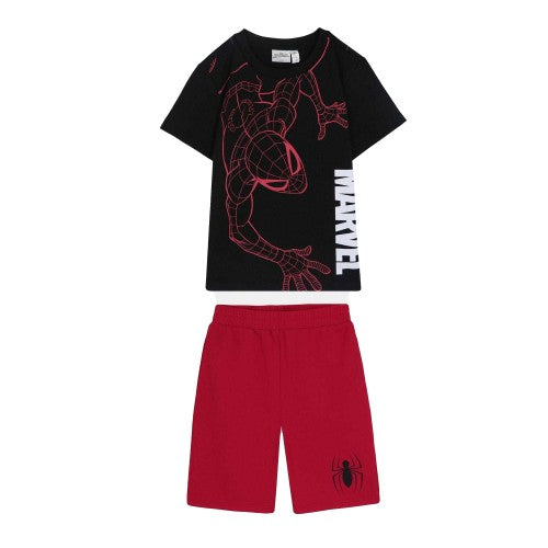 Front - Spider-Man Childrens/Kids T-Shirt & Shorts Set