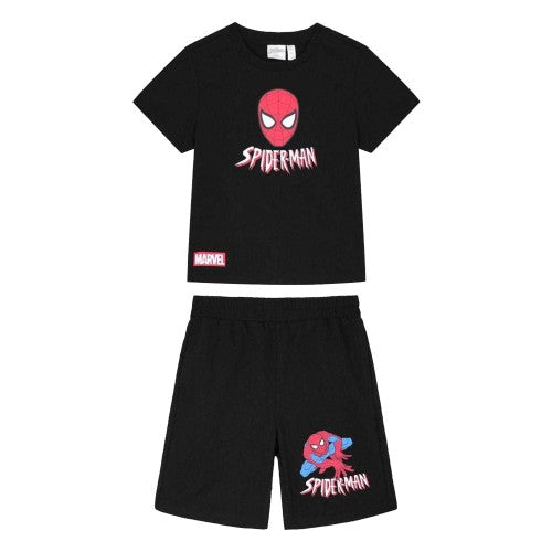 Front - Spider-Man Childrens/Kids T-Shirt & Shorts Set