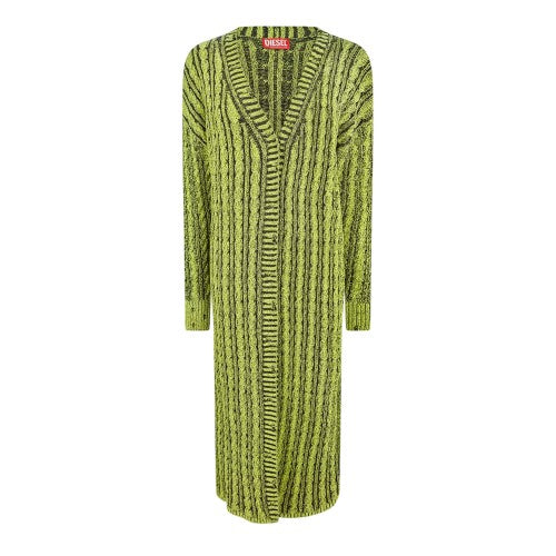 Front - Diesel Womens/Ladies Knitted Long Length Cardigan