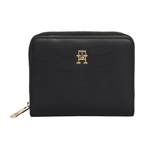 Front - Tommy Hilfiger Icon Logo Leather Wallet