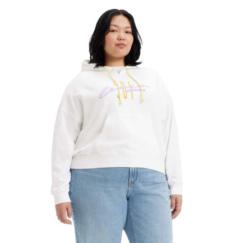 Front - Levis Womens/Ladies Authentic Graphic Plus Hoodie