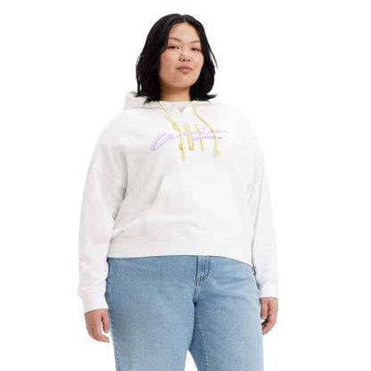 Front - Levis Womens/Ladies Authentic Graphic Plus Hoodie