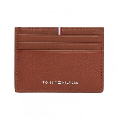 Front - Tommy Hilfiger Leather Card Holder