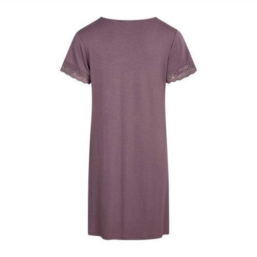 Purple - Back - CCDK Copenhagen Womens-Ladies Karita Jersey Short-Sleeved Dress