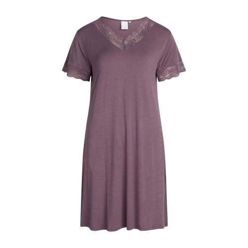 Purple - Front - CCDK Copenhagen Womens-Ladies Karita Jersey Short-Sleeved Dress