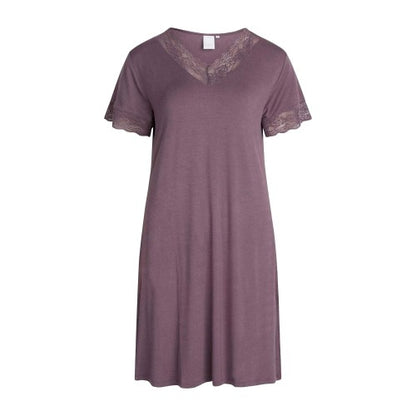 Purple - Front - CCDK Copenhagen Womens-Ladies Karita Jersey Short-Sleeved Dress