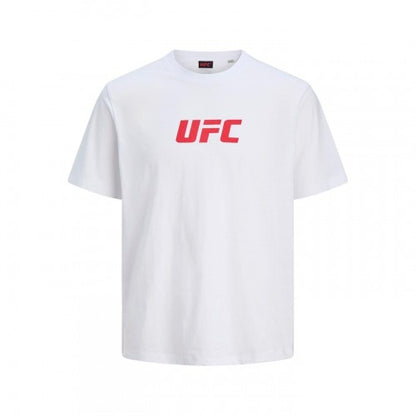 Front - UFC Mens Logo Cotton Regular T-Shirt