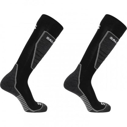 Front - Salomon Mens Aces Ski Socks (Pack of 2)
