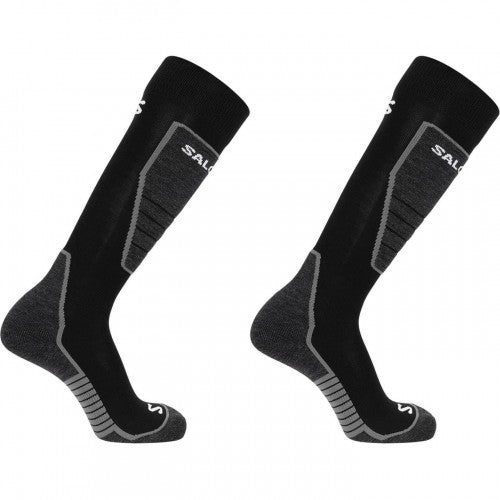 Front - Salomon Mens Aces Ski Socks (Pack of 2)
