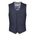 Front - Guide London Mens Italian Cotton Blend Waistcoat