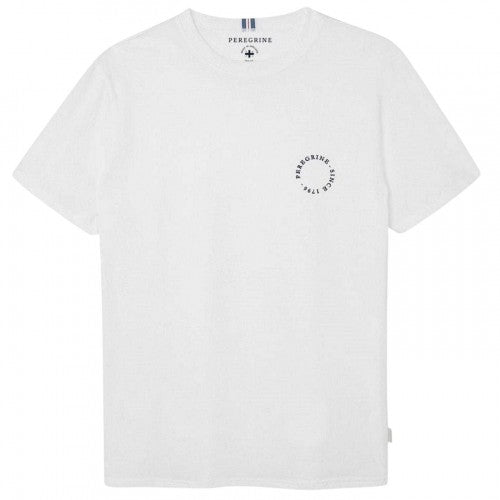 Front - Peregrine Mens Back Print Cotton T-Shirt