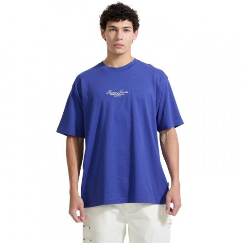 Front - Guess Mens Script Regular T-Shirt