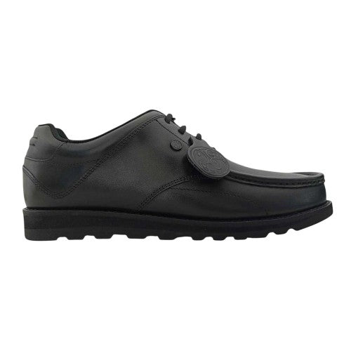 Front - Pretty Green Mens Brogue Detailing Leather Shoes