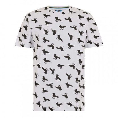 Front - Modern Amusement Mens Dogtown Crow All-Over Print Regular T-Shirt