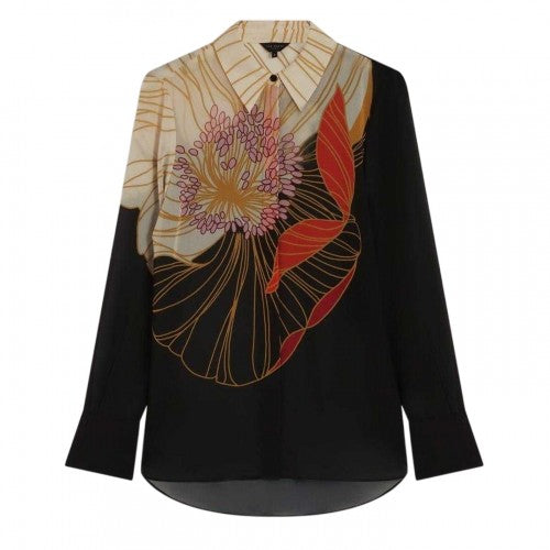 Front - Ted Baker Womens/Ladies Floral Long-Sleeved Blouse