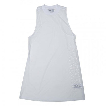 Front - Adidas Womens/Ladies Originals Graphic Print Regular Sleeveless T-Shirt Dress