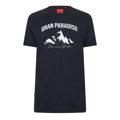Front - Luke Mens Arandano Lettering Regular T-Shirt