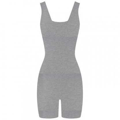 Front - Honeyz Womens/Ladies Ribbed Slim Sleeveless Playsuit