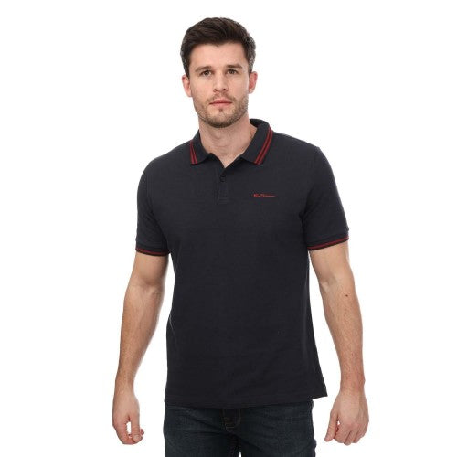 Front - Ben Sherman Mens Twin Tipped Polo Shirt