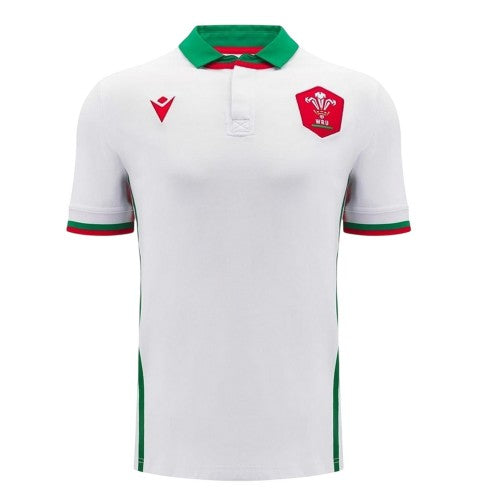 Front - Macron Childrens/Kids 2024 Welsh Rugby Union Away Jersey