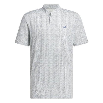Front - Adidas Mens Ultimate 365 Printed Golf Polo Shirt