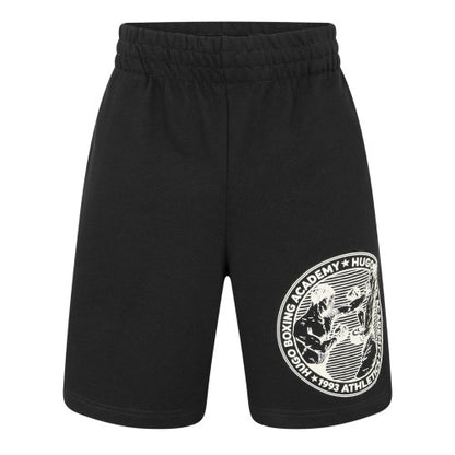 Front - Hugo Mens Dubox Graphic Print Boxing Shorts