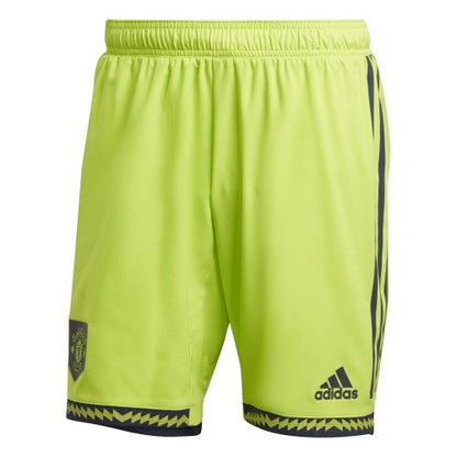 Front - Adidas Mens 2022/23 Manchester United FC Third Shorts