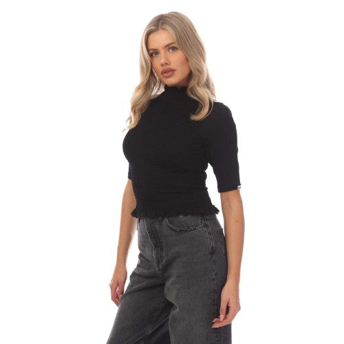 Front - Hugo Womens/Ladies Dandelia Ruffled Top