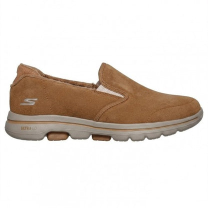 Front - Skechers Womens/Ladies Gowalk Suede Trainers
