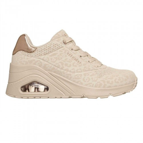 Front - Skechers Womens/Ladies Uno Wedge Trainers