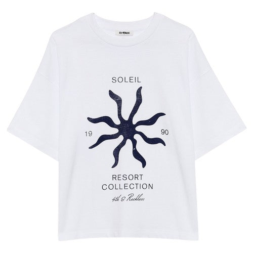 Front - 4th & Reckless Womens/Ladies Chiara Resort T-Shirt