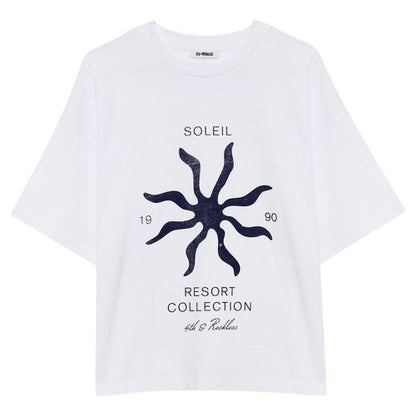 Front - 4th & Reckless Womens/Ladies Chiara Resort T-Shirt