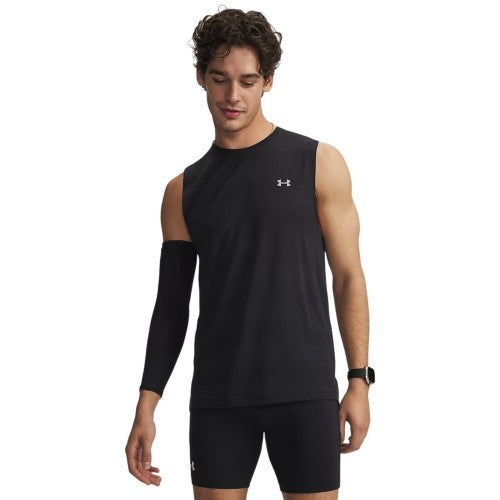 Front - Under Armour Mens Velociti Plain Tank Top