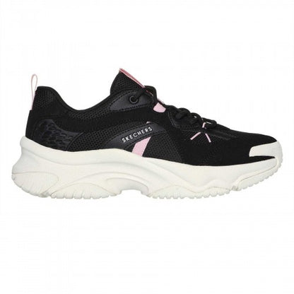 Front - Skechers Womens/Ladies Suede Trim Trainers