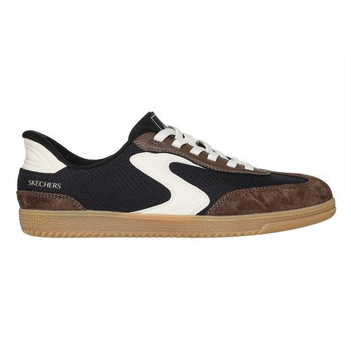 Front - Skechers Womens/Ladies Suede Flat Trainers