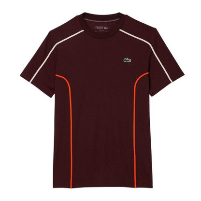 Front - Lacoste Mens Ultra Dry Regular Tennis T-Shirt