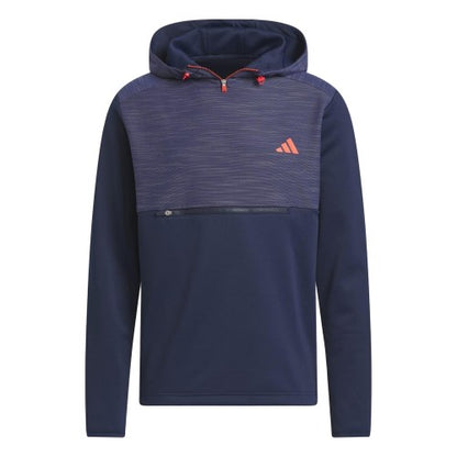 Front - Adidas Mens Textured Waterproof Jacket