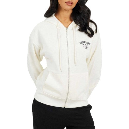 Front - Brave Soul Womens/Ladies New York Full Zip Hoodie
