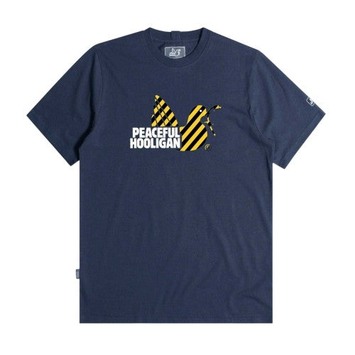Front - Peaceful Hooligan Mens Hacienda Dove T-Shirt