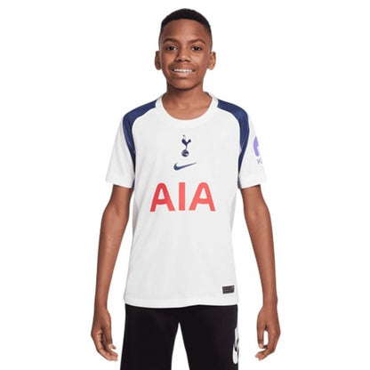 Front - Nike Childrens/Kids 2025/2026 Tottenham Hotspur FC Home Jersey