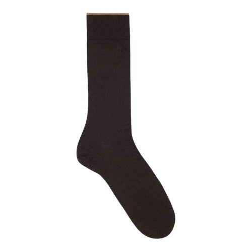 Front - Boss Mens Plain Ankle Cashmere Socks
